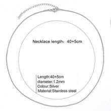 1 pièce Collier avec chaîne de type OT à lettre initiale de A à Z, collier en acier inoxydable avec alphabet, excellent cadeau pour Halloween et la rentrée scolaire