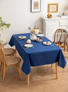 1 Piece White 90-Inch Round Tablecloth: Wrinkle-Resistant And Washable Banquet Tablecloth; Spill-Proof High-Density Fabric Tablecloth Suitable For Wedding Events And Daily Household Use.