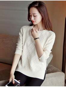 Women Sweaters - White - View 4