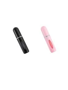 1/3 pièces Bouteille de parfum réutilisable en plastique de 5 ml avec vaporisateur, bouteille de parfum rechargeables, vaporisateur à fine brume portable, atomiseur de parfum rechargeables, flacon de voyage pour parfum, accessoires pour le fitness, le camping, les voyages, les croisières, les fournitures scolaires, parfums pour femmes et hommes