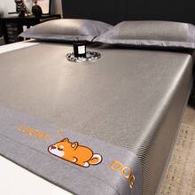 Cooling Mattress Pads - Lucky Dog - Lake Green [Fatted Sheet] With the Same Pillowcase - View 8