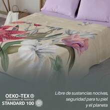 Naturals - 3/4 件印花床单套装 - ✅ 2-5 天送达 - 包含床笠 + 1/2 个枕套 - 100% 纯棉 - 超柔软 - 床号 90/135/150/180 - 西班牙制造 - 簡 - 查看 4