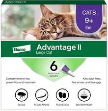 Large Vet-Recommended Flea Treatment & Prevention |   Cats Over 9 Lbs. |   6-Month Supply - Large Cat only - 查看 7