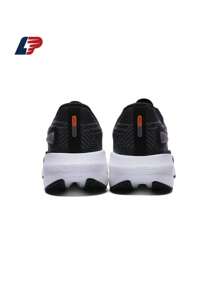 LPMX 1 Paar Laufschuhe rutschfest, verschleißfest, hochelastisch, atmungsaktiv, Low-Top Laufschuhe für Herren outdoor Wandern Laufen Schwarz/Pfirsich Rot