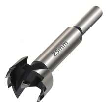 1 件装 6 毫米-100 毫米 Forstner 木工工具孔锯铰链钻孔钻头圆柄高碳钢铣刀