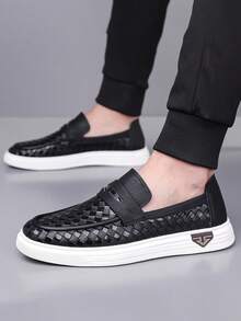 Men's New Loafers, Slip-On Casual Leather Shoes For Daily Commute, Fashionable And Versatile - 727 - View 10