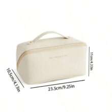 1 Stück Reise Make-up Tasche mit Kissen-Organizer Design - große Kapazität, Premium Qualität, tragbar für Reisen