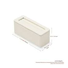 Oirlv All White Jewellery Display Set Shop Cabinet Display Props Necklace Display Bust Watch Ring Earrings Bracelet Decorative Stand