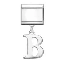 1 Stück Buchstaben Elemente DIY kreatives Accessoire Schmuck, modisches Anhänger Design personalisierbar DIY Armband Halskette Ring Fußkettchen, vielseitig, filigran, süß, modulares Armband