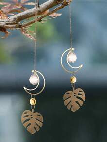 1 chiếc đèn thả pha lê Sun Catcher trang trí sân vườn - Nhiều màu - Xem 4