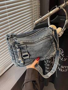 Bolsa tiracolo de ombro elegante, minimalista e retrô de alta qualidade, adequada para compras, encontros, deslocamentos, elegante, simples, personalizada e versátil.