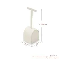 Oirlv All White Jewellery Display Set Shop Cabinet Display Props Necklace Display Bust Watch Ring Earrings Bracelet Decorative Stand