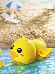 1个可爱小鸭洗澡玩具，适合婴幼儿 - 儿童游泳池玩具，幼儿感官玩具，游泳戏水玩具，婴儿用品，婴儿配件，减压玩具，游戏，生日礼物，圣诞礼物，万圣节礼物（款式随机） - 彩色 - 查看 8