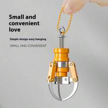 Mini pinza de garra - Garra de muñeca realista. Material de plástico. Puede agarrar y colgar - Juguete antiestrés - Llavero colgante - Accesorio DIY divertido - Regalo pequeño de cumpleaños - Sorpresa festiva - Regalo de Navidad - Baratija del Día de San Valentín - Juguete antiestrés de oficina - Decoración de escritorio - Coleccionable para adultos