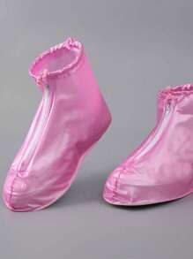 【拉链处防水层】防雨鞋套，防雪鞋套，加厚耐磨鞋底，适合雨天