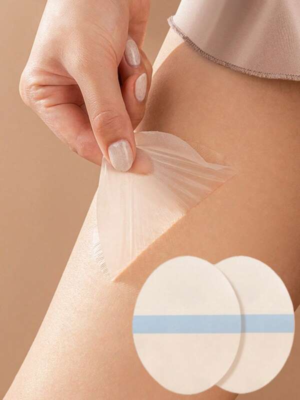 5/10/20pcs Transparent Anti-Friction Stickers, Thigh High Elastic Leg Sleeve Protector, Knee Calf Ankle Friction Anti-Slip Stickers,Thigh Inner Rub Patch, Anti Chafing Friction Pads,Chafe Protection Skin Tape,Women Body Breathable Sticker Pads For Women Men