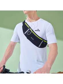 Running Waist Bag Waterproof Walking Sports Slim Water Bottle Exercise Cell Phone Holder Cycling - Màu Hồng Tươi - Xem 3