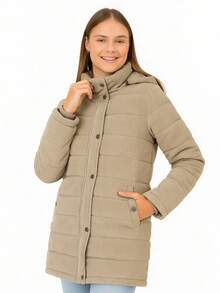 SAKERS OUTDOOR CLOTHING Women Overcoats - Khaki - View 2