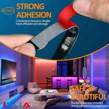 CILIA 1/2 Rolls 1*1000cm/2*1000cm High Viscosity Nano Double Sided Tape, With Strong Adhesive, More Solid Than Hooks, Washable Double Sided Tape,Reusable Waterproof Double Sided Tape For Multi-Scene Use,Paste Items Without Traces Without Damaging Walls