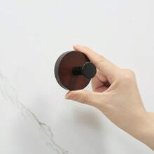 1pc/3pcs Wooden Clothes Hook, Single Peg Wall Mount Hanger Rack For Bathroom Cabinet, No Drilling Required - Multicolor - View 9