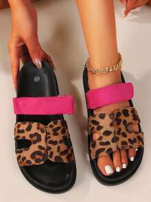 Rose Red/leopard Print
