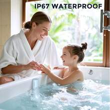 Bath Jets For Tub, Portable Jet Spa For Bathtub, Bubble/Jet Mode, 3-Level Adjustable, Bath Spa For Gifts For Women (Blue Blue) - Blue - View 7