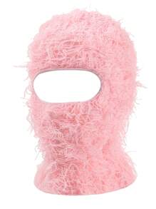 Balaclava Ski Mask Knitted Face Mask With Hole, Balaclava Hat, Party Parody Accessory, Warm Headgear For Outdoor Activities Windproof Neck Warmer Full Face Ski Mask