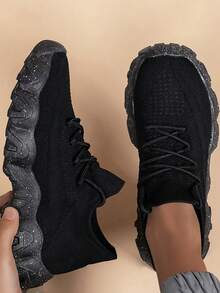 2025新款糖尿病足肿胀男鞋，加宽鞋楦，适合肥胖足、宽脚、水肿患者，肩带可调节，术后保健鞋，软底轻便，宽头设计 - 黑色 - 查看 5