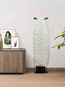1pc Heat-Resistant Reflective Ironing Board Cover, Replacement Ironing Pad Cover, Elastic Edge Ironing Board Cover, Suitable For Standard Ironing Board, Stain-Resistant, Drawstring Edge Anti-Scald Ironing Board Cloth Cover (Ironing Board Not Included) - Blue - View 9