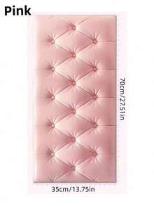 10 件防撞床头板软垫 3D 墙贴自粘泡沫墙贴儿童房榻榻米垫墙面装饰房间装饰墙纸个性贴纸