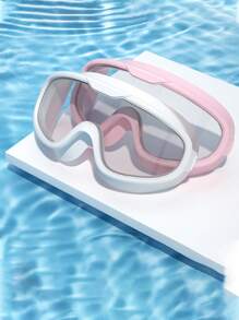Large Frame Swimming Goggles, High-Definition Waterproof Anti-Fog Unisex Professional Adult Swimming Goggles