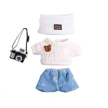 6.69 pollici Vestiti di bambola, compatibili con , include 3 outfit - cappello secchio alla moda, maglione e set di pantaloni o gonna, adatto per bambole di 6.69 pollici, accessori carini per bambole per giochi e esposizione (scarpe e bambola non incluse)