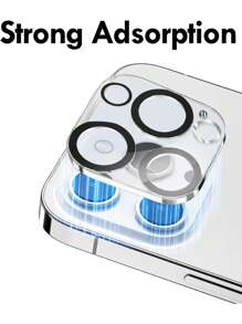 6 pezzi Protezione per lente della fotocamera in vetro temperato per serie 11/12/13/14/15/16, Ultra-liscia