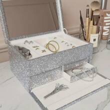 1 Roll Gift Box With Shiny Silver Self-Adhesive Wallpaper Roll 17.7inX39.9/118.1/196.8in Ethylene Based Removable Suitable For Bedroom Wall Cabinet And Dressing Table Decoration Easy To Peel Off And Attach Furniture Renovation And Home Decoration Wall Paper Wall Stickers Room Decor Wall Decor Wall Sticker