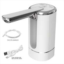 Foldable Digital Water Dispenser Pump - Touch Screen, Fingerprint Recognition, Mineral Water Compatible, Household Bottled Water Solution - Easy To Use And Clean