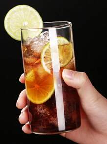 6 pezzi Bicchieri in vetro borosilicato trasparente da 250ml, resistenti al calore, semplici e dritti, adatti per bevande, succhi, birra, cocktail, per uso domestico, bar, ristoranti, feste di Natale e altre occasioni, articoli pratici e di alta qualità, facili da pulire, per elevare lo stile e brindare.