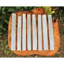 5 varitas de selenita, GRANDES de 8" de de selenita natural en bruto, para Reiki, Chakras - 1 - Ver 9