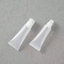 10PCS Cosmetic Lotion Hose Oblique Mouth Spin Cap Lip Gloss Lipstick Tube Lotion Lip Film Subpacking Cosmetic Subpacking Hose