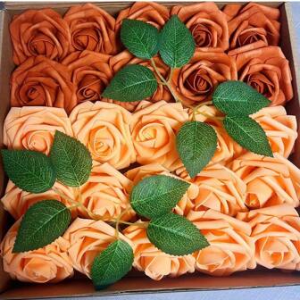 Artificial Rose, Real Touch Fake Foam Rose Valentine's Day DIY Bouquet Wedding Party Baby Shower Home Decoration