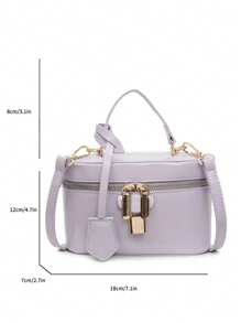 Best Selling High Quality Fashionable Unique Minimalist Elegant Commuter Handbag For Women, Versatile Vintage Small Square Shoulder Crossbody Bag For Shopping, Dating And Office Wear