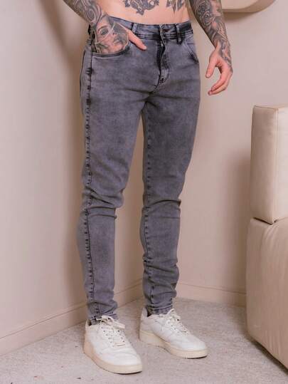 Calça Jeans Masculina Skinny