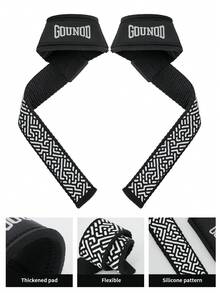 GOUNOD 1 Pair Adjustable Weight Lifting Wrist Straps Bodybuilding Powerlifting Strength Training Deadlifts Straps Gym Accessories - Multicolor - View 34