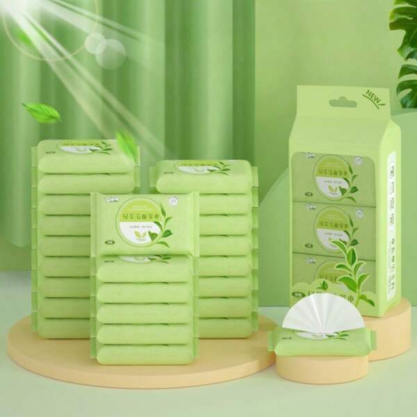 Portable Disposable Wet Wipes For Daily Cleaning, Suitable For Outdoor Travel, Going Out, Students, Kitchen, Bathroom, Home, Picnics, Christmas, Halloween