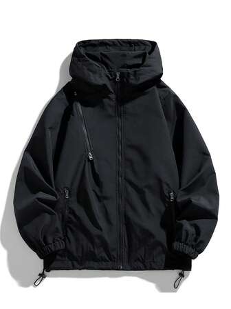 Women's Windproof Hooded Jacket, Spring/Autumn