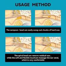 Spiral Ear Wax Remover Ear Cleaning Tool Ear Wax Removal Tool Ear Cleaner Ear Wax Removal Kit Spring Ear Wax Cleaner Tool Set - 如圖 - 查看 4