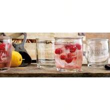 Glaver's Drinking Glasses – Set Of 4 Authentic Mason Vintage Glassware – Clear Glass Tumblers For Cocktails, Water, Juice – Embossed Vintage Drinking Glasses (Highball 18 Oz 7983) - 冰冷-1 - 查看 5