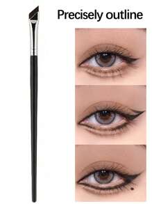 4pcs/Set Nose Contour Makeup Brushes Including Highlighter, Eyeliner, Angled Contour Fan Brush, Thin Nose & Eye Shadow Mixing Brush, Soft Bristle Precise Makeup Applicators