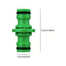 PC5pcs Home Garden Flower Irrigation Water Pipe Splitter Plastic Hose Quick Coupling Hose Nipple Connector - Multicolor - View 3