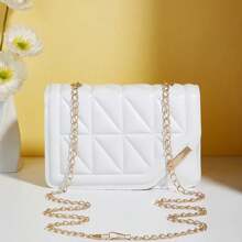 Black Luxury Handbags And Purses For Women PU Leather Messenger Shoulder Bag Plaid Female Crossbody Bag Tassel Quilted Brand