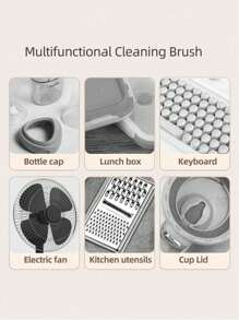 Pot Lid Brush, Keyboard Crevice Brush, Curly Pot Lid Brush, Air Cushion Comb, Clean Pot Lid Groove Crevice, Multi-Purpose Brush,Kitchen,Bathroom,Home,Household Supplier,Curly Pot Lid Brush, Air Cushion Comb